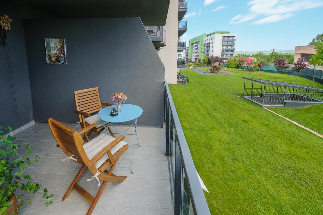 Grand Park Blue Iulius Mall Apartment Клуж-Напока Екстериор снимка